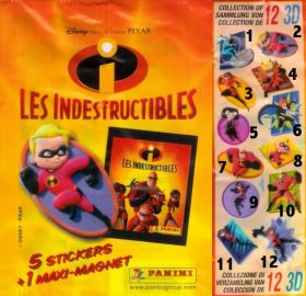 Les Indestructibles - Magnets - Panini - 2004