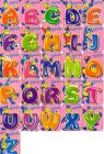 Alphabet Loisirs sur fond rose Magnets Gervais Danone 2002