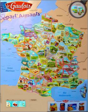 Dpart'Aimants - Magnets dpartements - Le Gaulois - 2008