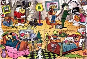 Yogi Bear 1 - Puzzles (Kinder Surprise) K96-111  K96-114