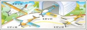 Avions de tourisme - Kinder surprise - K97-39  K97-42