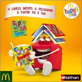 4 Livres indits - Happy Meal - Mc Donald - Nathan - 2012
