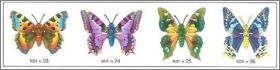 Papillons - Kinder surprise - K01-23  K01-26
