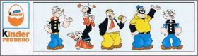 Popeye et ses amis - kinder  surprise - K92-228  K92-252