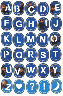 Chiquita Kids - magnets Alphabet - 2012 - Belgique