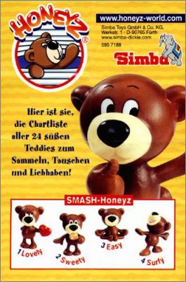Honeiz - Figurines Simba - Allemagne - 2004