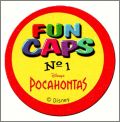 Pocahontas Disney - Fun Caps 280 Pogs - Ehapa 1994 Allemagne