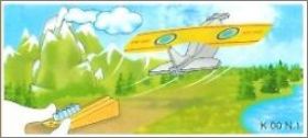 Avion et son tremplin - K00-1 - Kinder Surprise - 2000