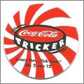 Coca-Cola Tricker Crazy Fun "Tick-Tack" - Pogs - 1996