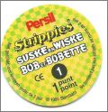 Bob et Bobette/ Suske en Wiske  Pogs Strippies Persil - 1995