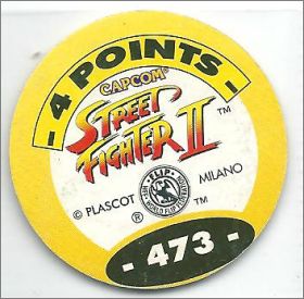Street Fighter II capcom - Pog's plascot - 1996