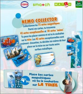 Nmo - Disney/Pixar - Cora Belgique - Magnets - 2013
