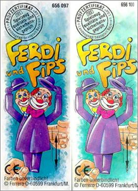 Ferdi und Fips - Kinder Allemagne 1996 -  656 097 - 656 100