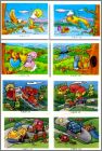 Puzzles -  Kinder surprise - 1996 - K96-137  K96-144