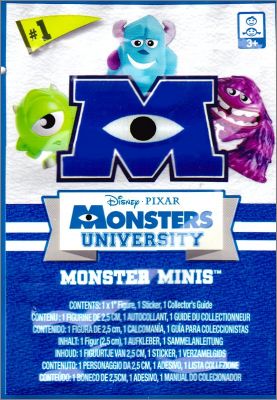 Monsters University (Academy) Monster minis - Figurines 2013