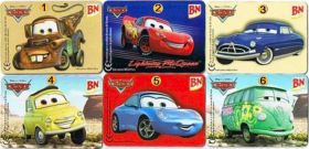 Cars - Disney Pixar - 6 Magnets - BN - 2007