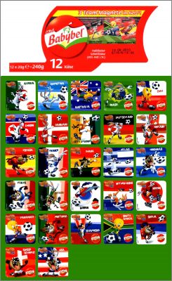Looney Tunes Coupe du Monde de Football Magnets Babybel 2010