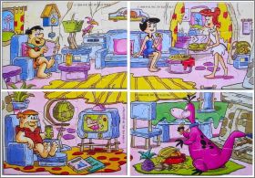 Famille Pierrafeu - Hanna Barbera n2 Kinder - Puzzles 1994