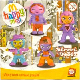 Street Doodz 1 (Filles) - Happy Meal - Mc Donald - 2008