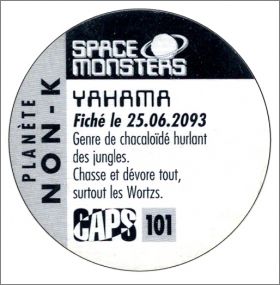 Space Monsters - 102 Caps Panini - 1995 - France