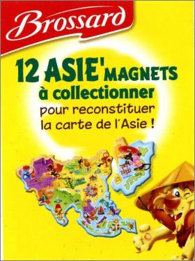 12 Asie'Magnets - Savane de Brossard - Carte de l'Asie