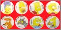 Les Simpson en mdaillon - 8 Fves Brillantes - 2015