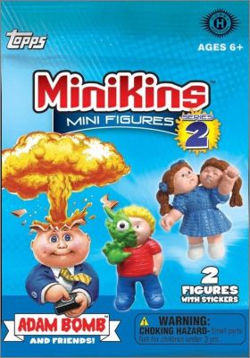 MiniKins Mini Figures Adam Bomb and Friends - Topps - 2014