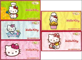 Hello Kitty Maxi 100G Kinder FF-S-1   FF-S-5 - Pques 2015