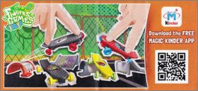 Skateboard - Fingers Games - Kinder Joy FF541A,B, FF557A,B