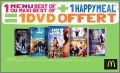 DVD offert par McDo = 1 menu Happy Meal + 1 menu (maxi)