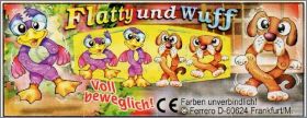 Flatty und Wuff - Kinder  Allemagne 610 849, 610 852 - 2002