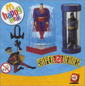 Super Heroes - DC Comics - Happy Meal - Mc Donald 2004