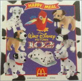 102 Dalmatiens (peluches) - Happy Meal - Mc Donald - 2000