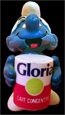 Schtroumpf - Figurine Lait Gloria - 1982