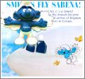 Smurfs fly Sabena ! - Figurine - Belgique  - 1982