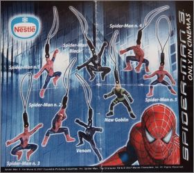 Spider-man 3 - Marvel - 8 figurines Nestl - 2007