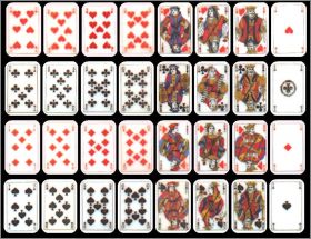 Jeu de 32 cartes - 32 Fves Brillantes - Clamecy - 1996