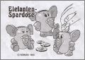 Elefanten Spardose - Kinder - Allemagne - 1988