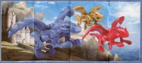 Dragons - Figurines kinder surprise - SD158, SD177, SD184