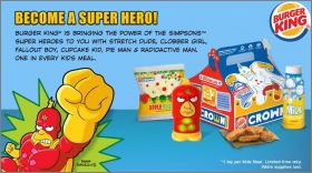 The Simpsons Super Heroes - Burger King - 2013