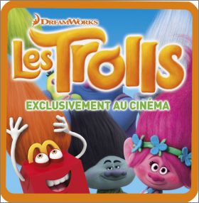 Les Trolls DreamWorks - Happy Meal - Mc Donald - 2016