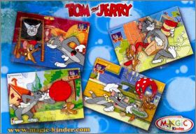Puzzles Tom & Jerry (Kinder Surprise) NV166  NV169