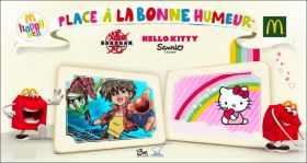 Hello Kitty - Bakugan  - Happy Meal - Mc Donald - 2011