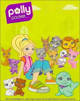 Polly Pocket - Amis Animaux -12  Figurines - Mattel - 2009