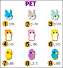 Mascottes(Pet) = Pet1  Pet9