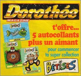 Les btises Trois plus un 30 Magnets Dorothe magazine 1992