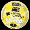 Flippo Chester Cheetos - Smiths Pepsi - 10 Pogs - 1996