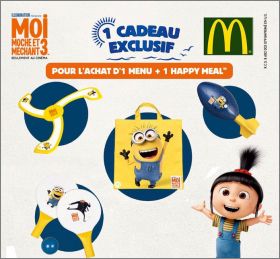 Moi, Moche et Mchant 3 - Happy Meal - Mc Donald - 2017
