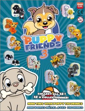 Puppy Friends - serie 3 - 12 figurines  Eurogift - 2017