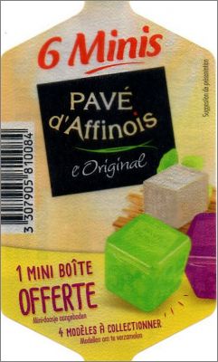 Mini Bote - 4 Modles - Fromager Pav d' Affinois - 2017